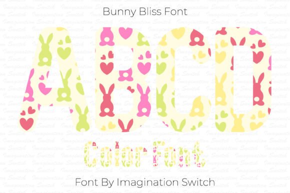 Bunny Bliss: A Vibrant Typeface for Unforgettable Designs