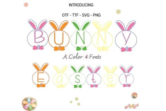 Bunny Easter Font: Crafting Joyful Springtime Designs