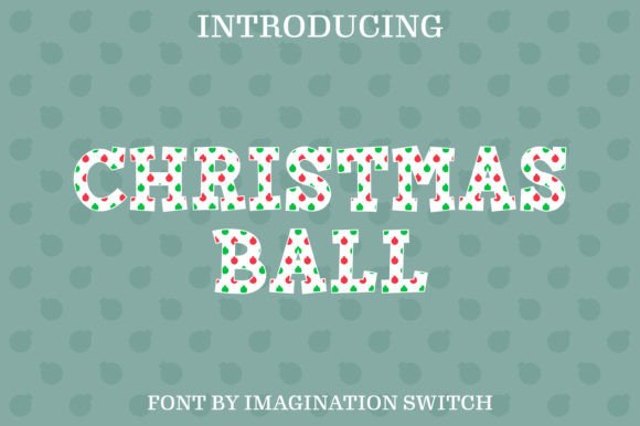 Christmas Ball: A Festive Color Font for Your Designs