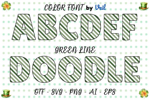 Green Line: The Font That Brings Playful Artistry to Your Projects