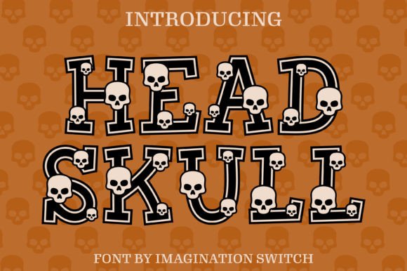 Head Skull: A Creative Font for Bold Visual Impact