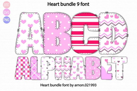 Heart: A Color Font for Capturing Valentine's Day Magic
