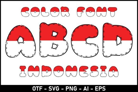 Indonesia: A Playful Font for Vibrant, Creative Projects