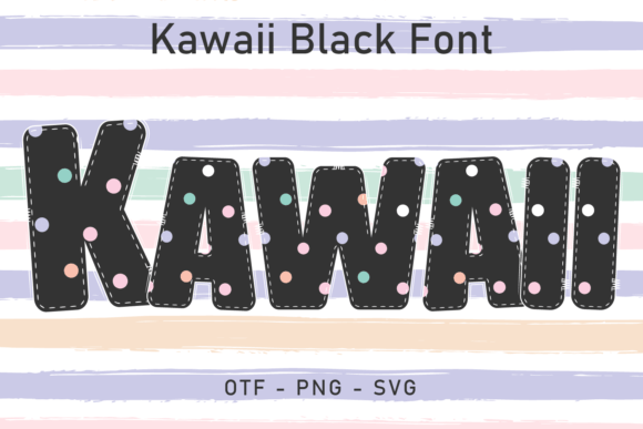 Kawaii: A Playful Font for Authentic and Fun Designs