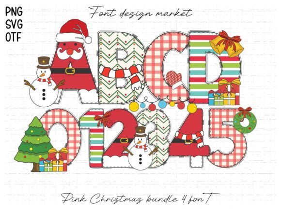 Pink Christmas: The Festive Font That Brings Joy to Your Designs