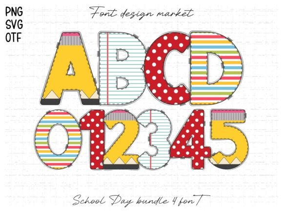 School Day: A Font That Captures Childhood Joy