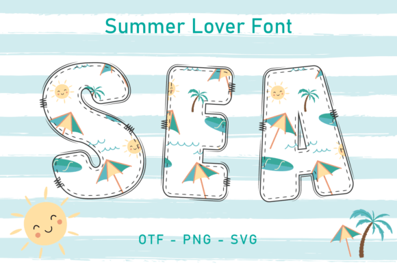 Summer Lover: A Playful Color Font for Creative Projects