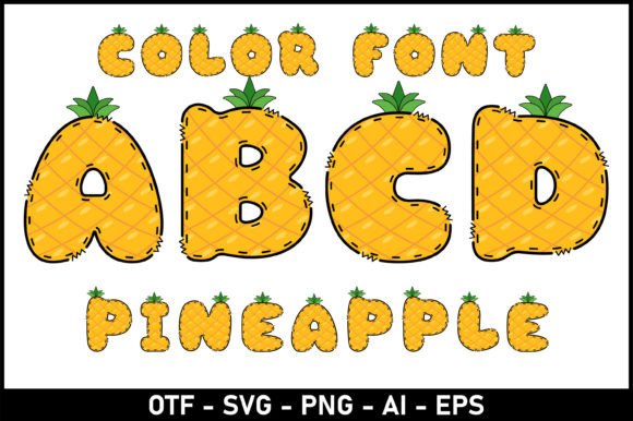 The Pineapple Font: A Playful Asset for Creative Designers