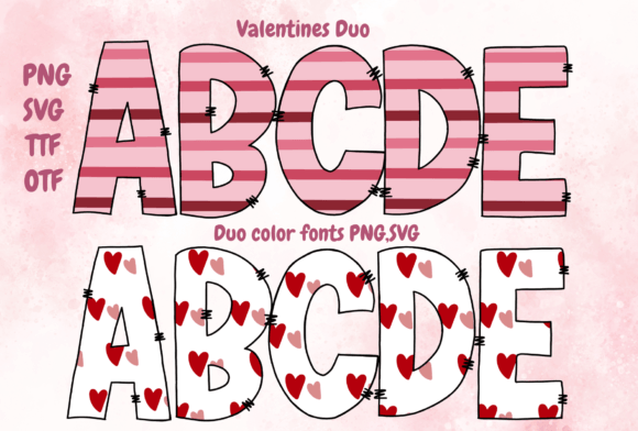 Valentines Duo: A Sweet & Simple Handwriting Font