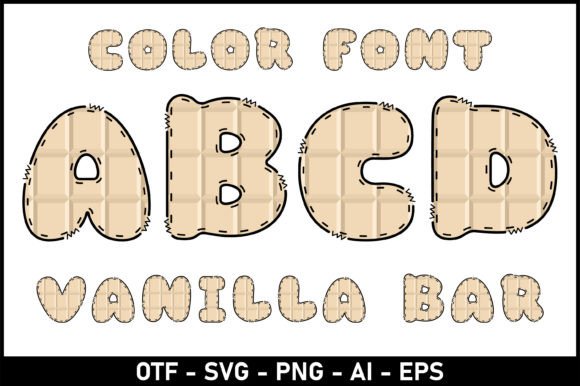 Vanilla Bar: A Playful Font for Creative Projects